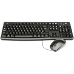 Клавиатура и мышь Logitech Desktop MK120 Black USB (классическая мембранная, 104кл, светодиодная, кнопок 2, 1000dpi)