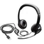 Гарнитура Logitech Stereo Headset H390 (оголовье, USB, 2.33м, накладные, USB, 197г)