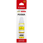 Чернильный картридж Canon GI-490Y (желтый; 70стр; Pixma G1400, 2400, 3400)