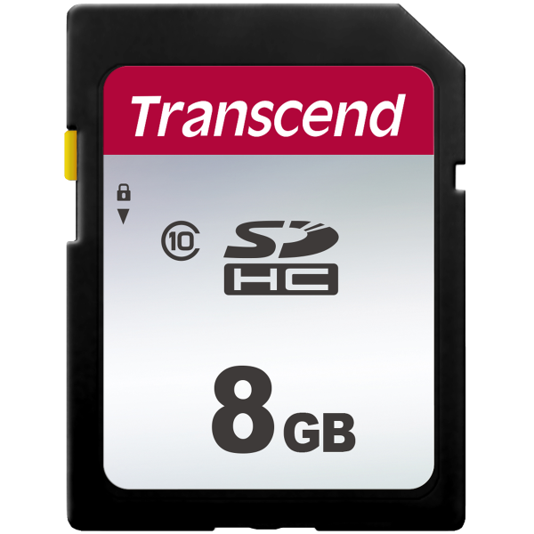 Карта памяти SDHC 8Гб Transcend (Class 10, 20Мб/с, UHS-I)