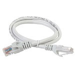 Патч-корд IEK PC01-C5EU-1M5 (RJ45(m), RJ45(m), внутренний, 1,5м, 5E, 4пары, U/UTP, серый)